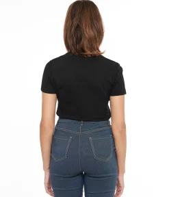 1950s Black Beautiful Ghoul Fitted Graphic Tee