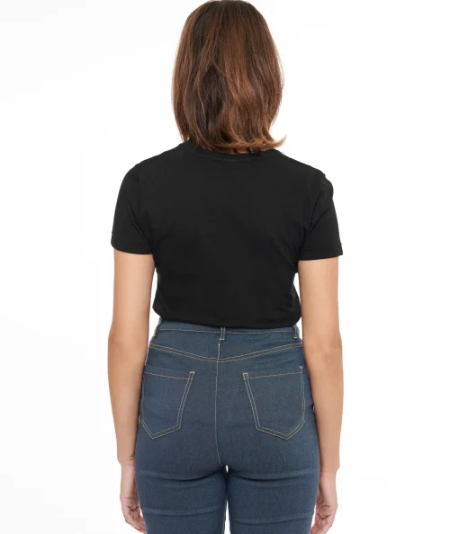 1950s Black Beautiful Ghoul Fitted Graphic Tee