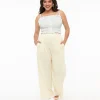 1970s Ivory Wide Leg Pants