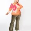 1970s Olive Green Corduroy Knit Pants