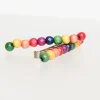 1980s Rainbow Beaded Barrette Set