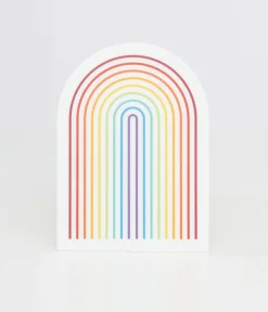 1970s Retro Rainbow Vinyl Sticker