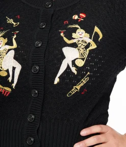 1950s Showgirls Cropped Cardigan
