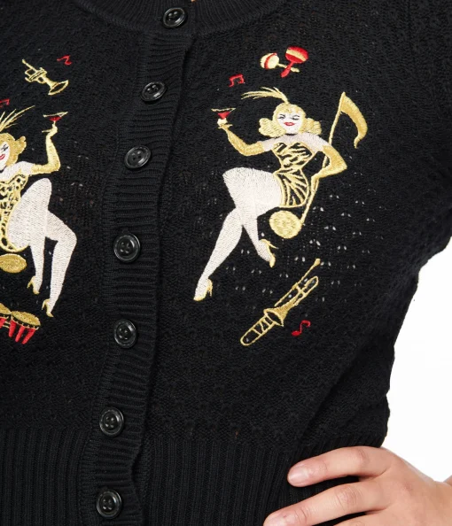 1950s Showgirls Cropped Cardigan