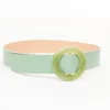 Sage Circle Buckle Belt