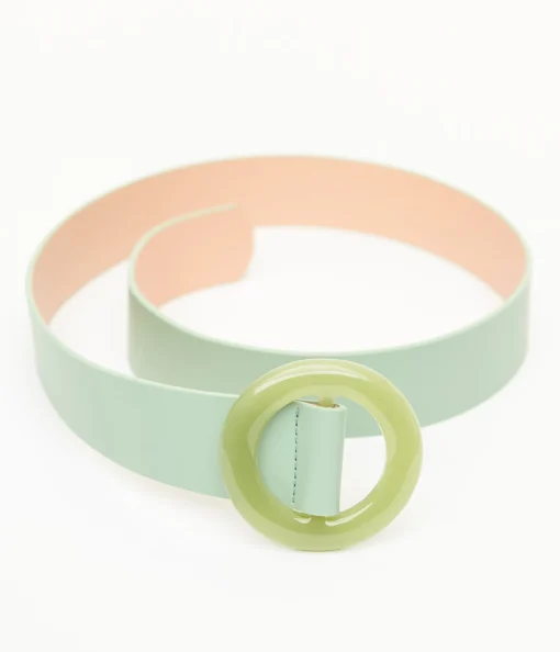 Sage Circle Buckle Belt