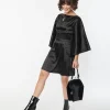 Smak Parlour Black Damask Dot Social Climber Caftan