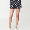 Smak Parlour Navy & White Dot Callie Shorts