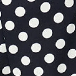Smak Parlour Navy & White Dot Callie Shorts