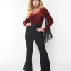 Smak Parlour 1970s Black Find Your Flare Pants