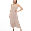 Taupe Slip Maxi Dress