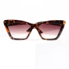 Tortoise Square Cat Eye Sunglasses