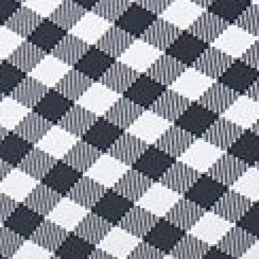 Unique Vintage Plus Size Black & White Gingham Ruffle Swim Bottom
