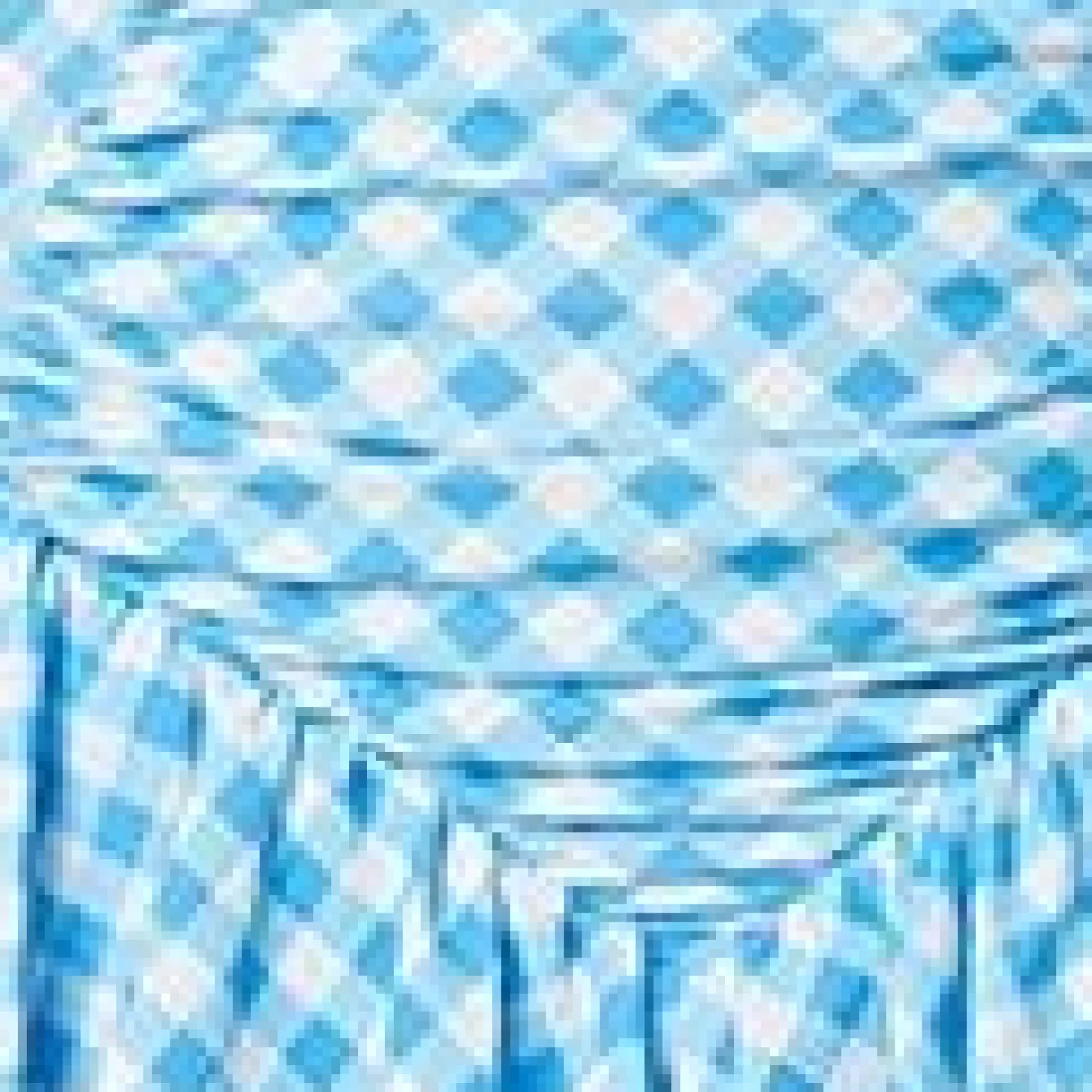 Unique Vintage Plus Size Blue Gingham Buckle Swim Top