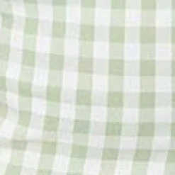 Unique Vintage Plus Size Sage & White Gingham Patsy Romper