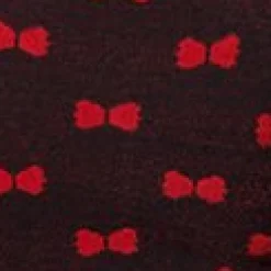 Unique Vintage Plus Size Black & Red Bows Dandy Cardigan