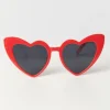 Unique Vintage Red Heart Sunglasses