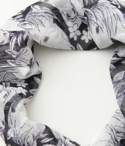 Unique Vintage Wild Horses Print Hair Scarf