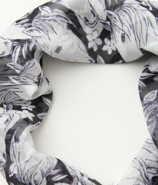 Unique Vintage Wild Horses Print Hair Scarf