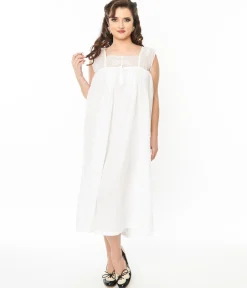 White Mary Nightgown