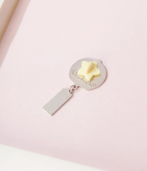 White Porcelain Chime Enamel Pin